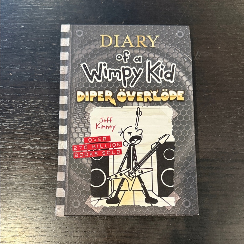 Diary of a Wimpy Kid Book Jeff Kinney hard cover youth chapter super overlode